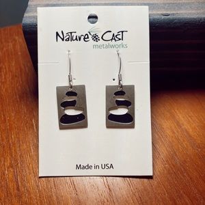 Metal works zen earrings NEW